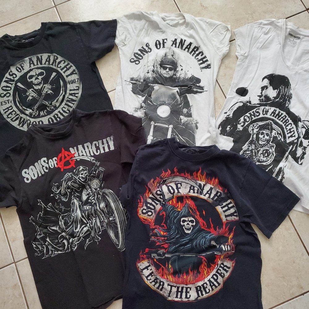 Sons of Anarchy SOA BUNDLE! 5 shirts